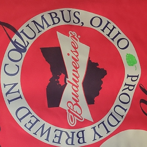 AUGUSTA SPORTSWEAR ANHEUSER-BUSCH JACKET  2XL  RED/WHITE - Picture 6 of 16